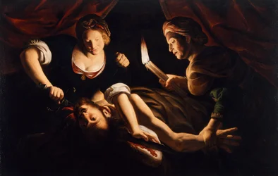 Judith snijdt het hoofd van Holofernes af